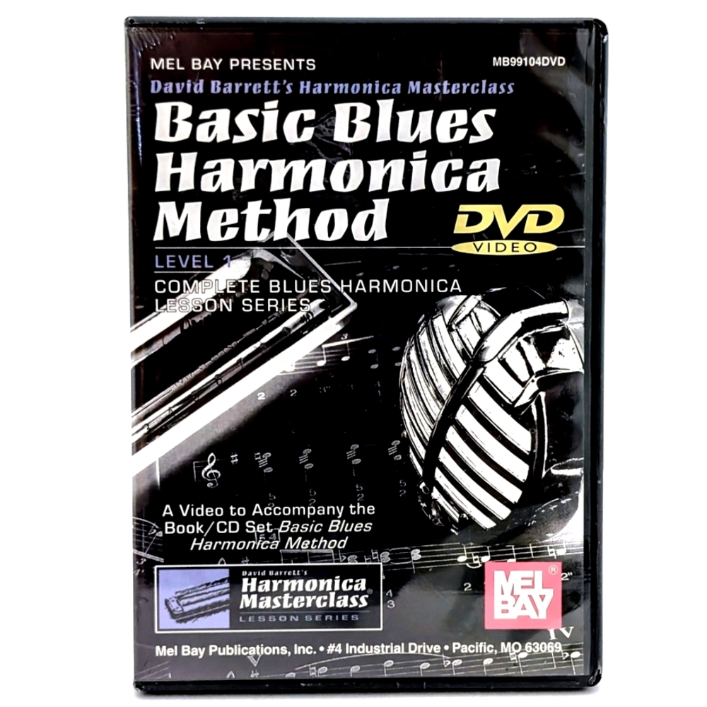 NWOT Basic Blues Harmonica Method Level 1
